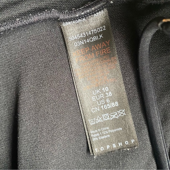 TopShop Split Middle Neoprene One Piece - Picture 5 of 6